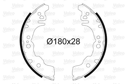 VALEO BRAKE SYSTEMS Bremsbacken-Set 564079, Einbaulage: Hinterachse, verkauft von 4, Bremssystem: AKEBONO von VALEO