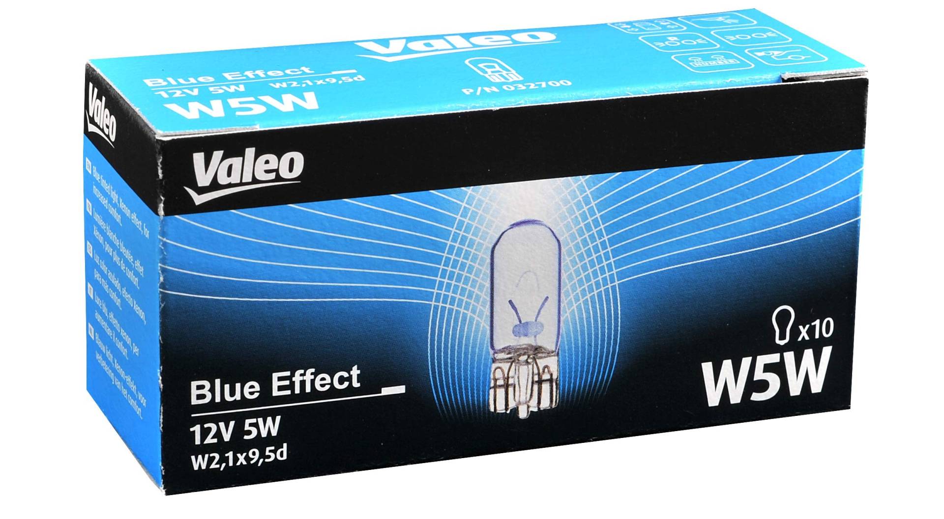 Valeo 32700 Leuchtmittel 5 W, Set von 10 von Valeo