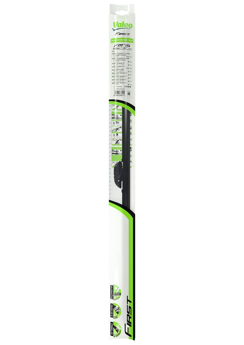 VALEO First Wischer - FM75 Beste Performance mit dem Flachwischerblatt 750mm - Vorne - 1 Wischerblatt - 575011 VALEO First Wischer - FM75 Beste Performance mit dem Flachwischerblatt 750mm - Vorne - 1 Wischerblatt - 575011 von VALEO