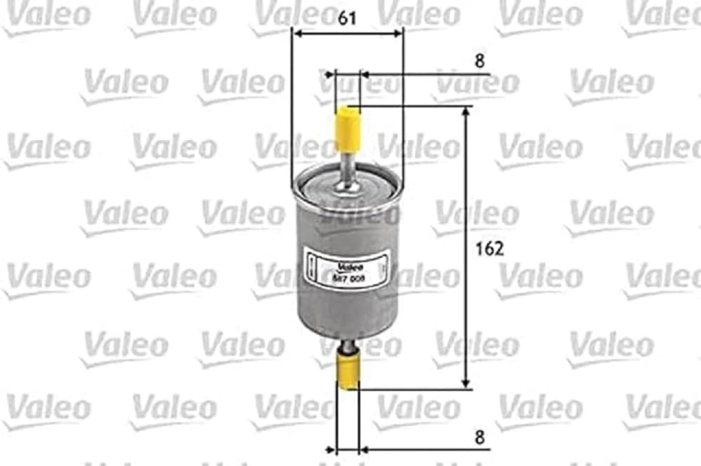 VALEO 587008 Kraftstofffilter Motorfilter Ausgezeichnete Filtrationseigenschaften, Langlaskapazität, genau und einfach von Valeo
