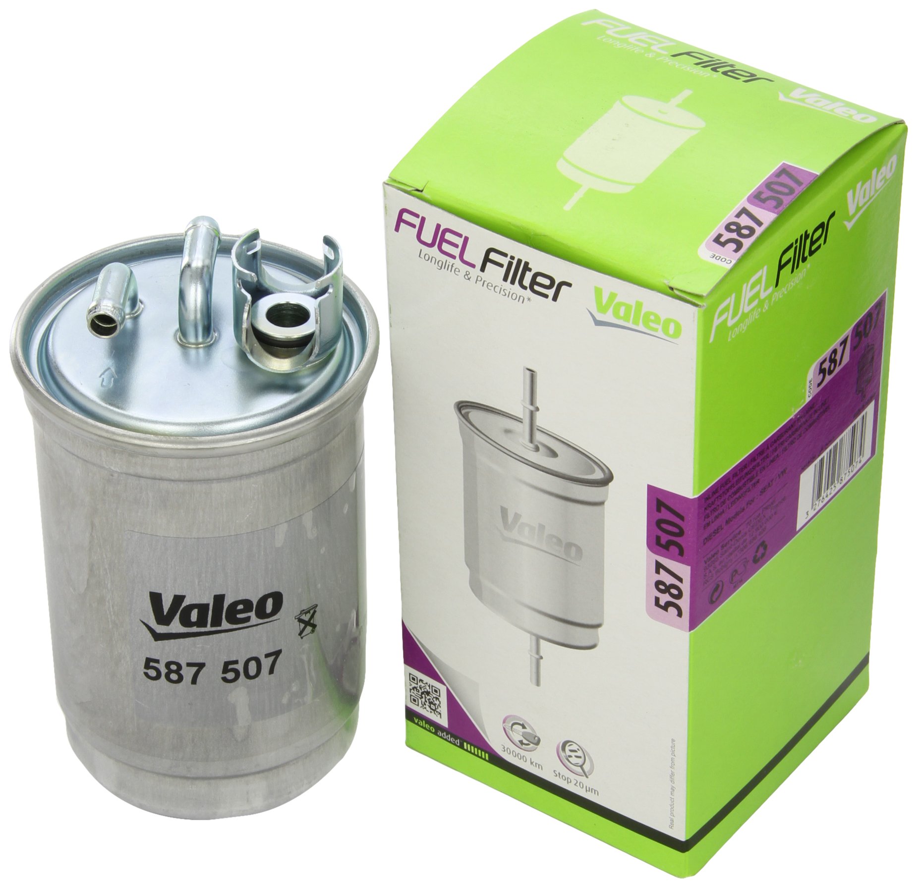 VALEO 587507 Kraftstofffilter Motorfilter Ausgezeichnete Filtrationseigenschaften, Langlaskapazität, genau und einfach von Valeo