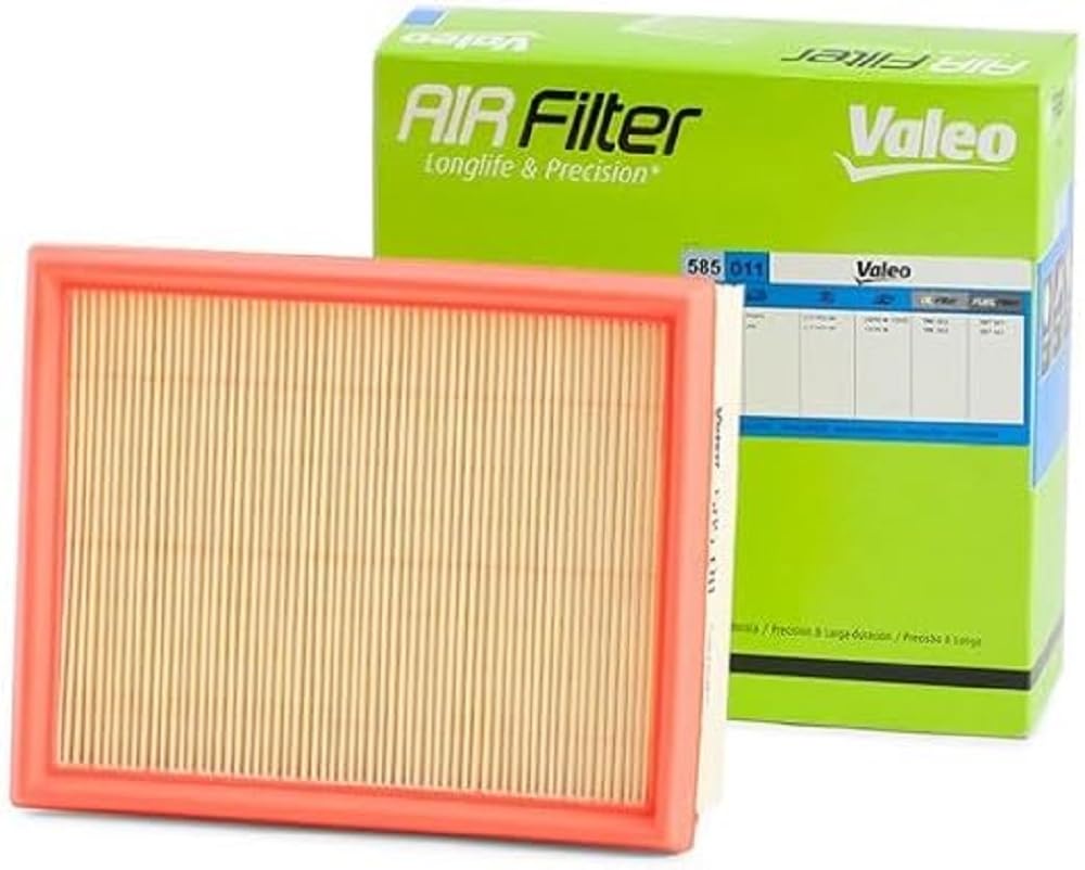 VALEO 585011 Luftfilter Motorfilter Ausgezeichnete Filtrationseigenschaften, Longlife Kapazität, exakt und einfach fit von Valeo