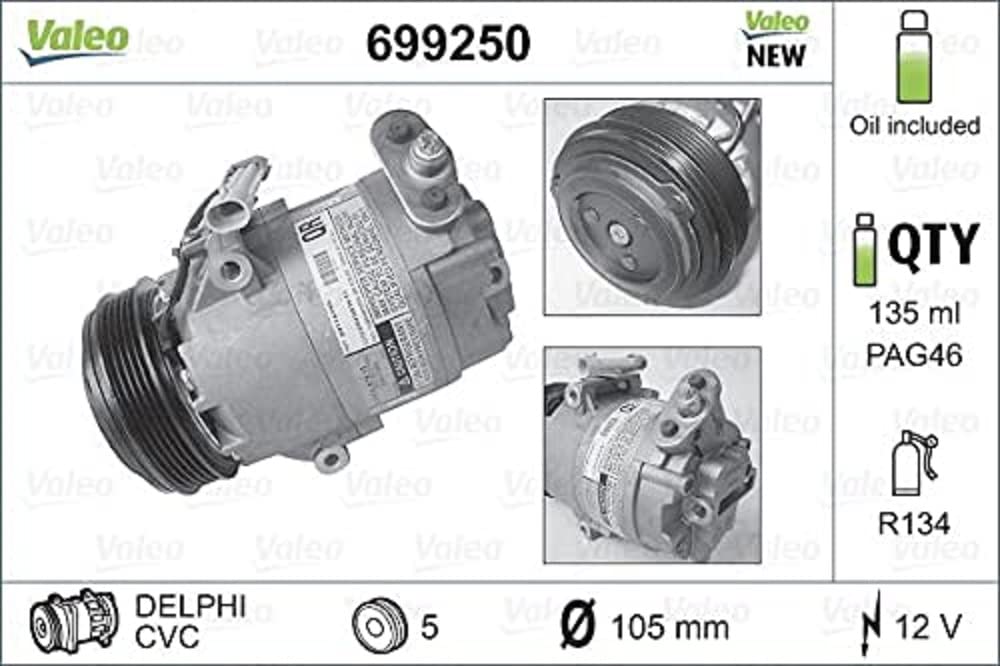 VALEO 699250 Kompressor, Klimaanlage VALEO 699250 Kompressor, Klimaanlage von VALEO