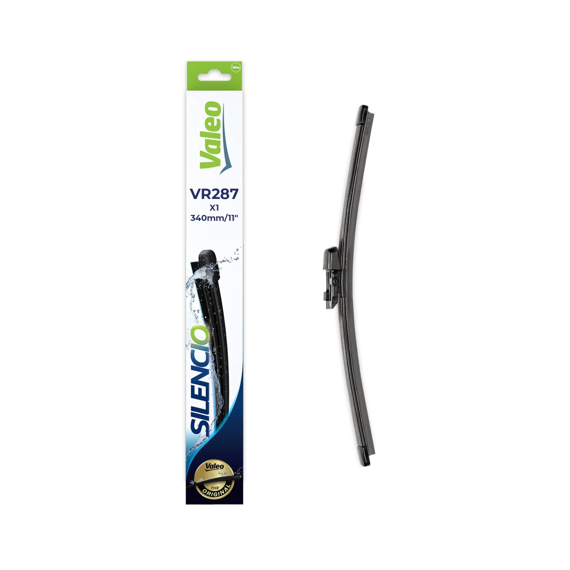 VALEO Silencio Wischer - VR287 - Hohe Leistung, hervorragende Rundumsicht, einfache Montage - Original Flachblatt 340mm - Hinten - Beinhaltet: 1 Wischblatt - 574618 VALEO Silencio Wischer - VR287 - Hohe Leistung, hervorragende Rundumsicht, einfache Montage - Original Flachblatt 340mm - Hinten - Beinhaltet: 1 Wischblatt - 574618 von VALEO