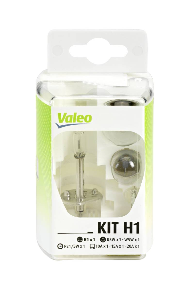 Valeo 032300-VAL Halogen Glühlampe, H1-Essential-Kunststoff Box Kit, 7 Stück von Valeo