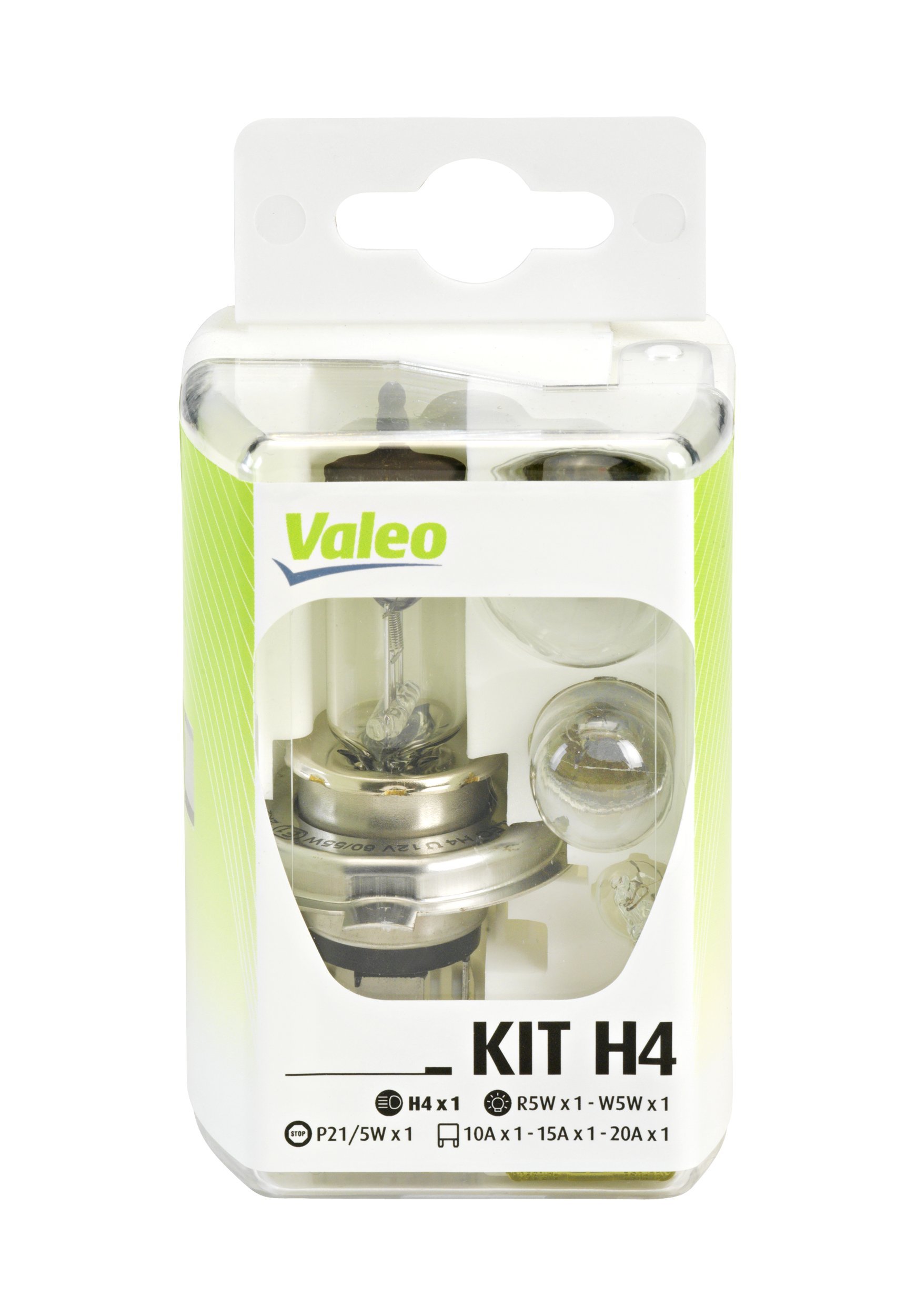 Valeo Halogen Glühlampe, H4-Essential-Kunststoff Box Kit, 32302, Set of 7 von Valeo