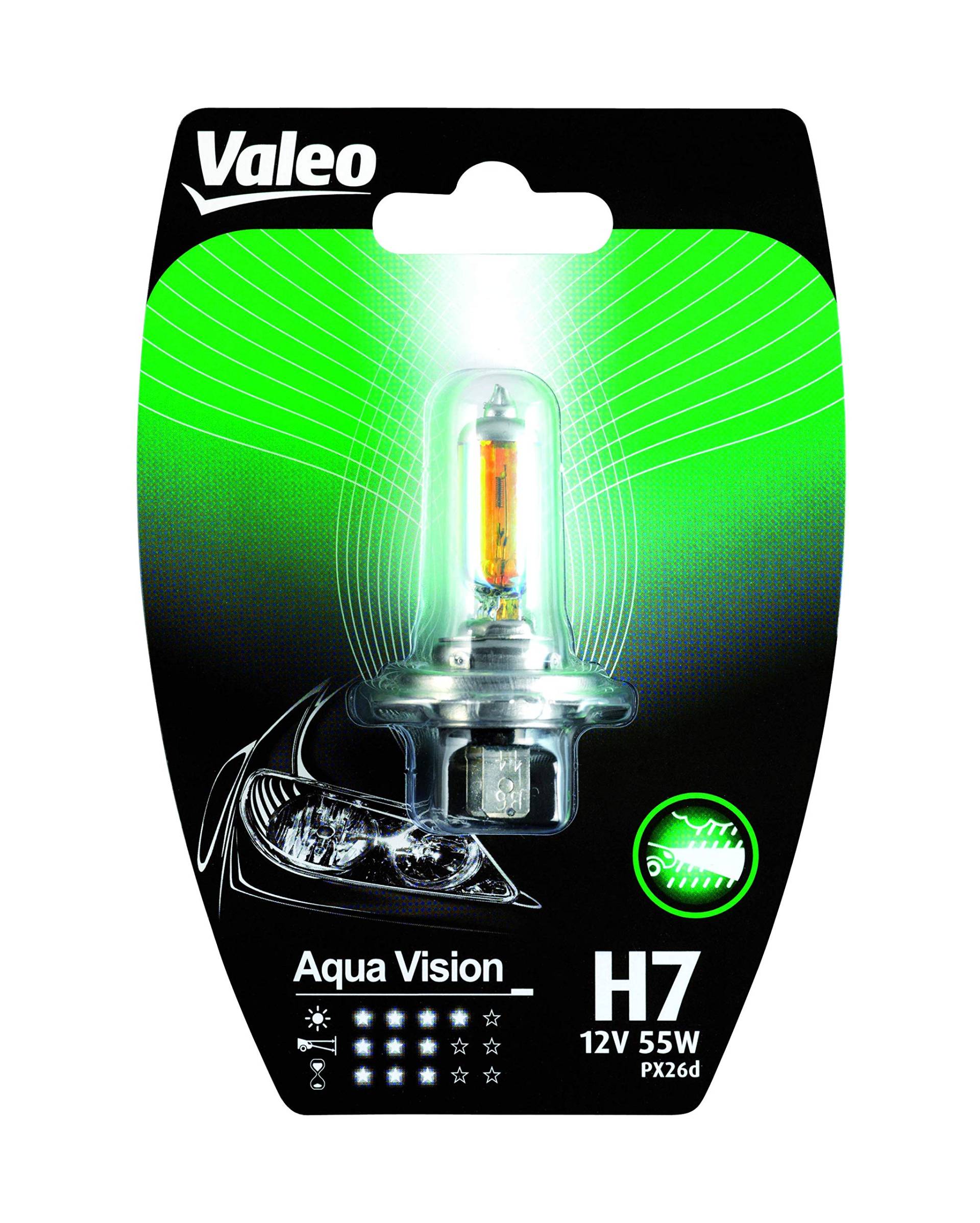 VALEO 32522 Halogen Glühlampe H7 Aqua Vision Blister x1 von Valeo