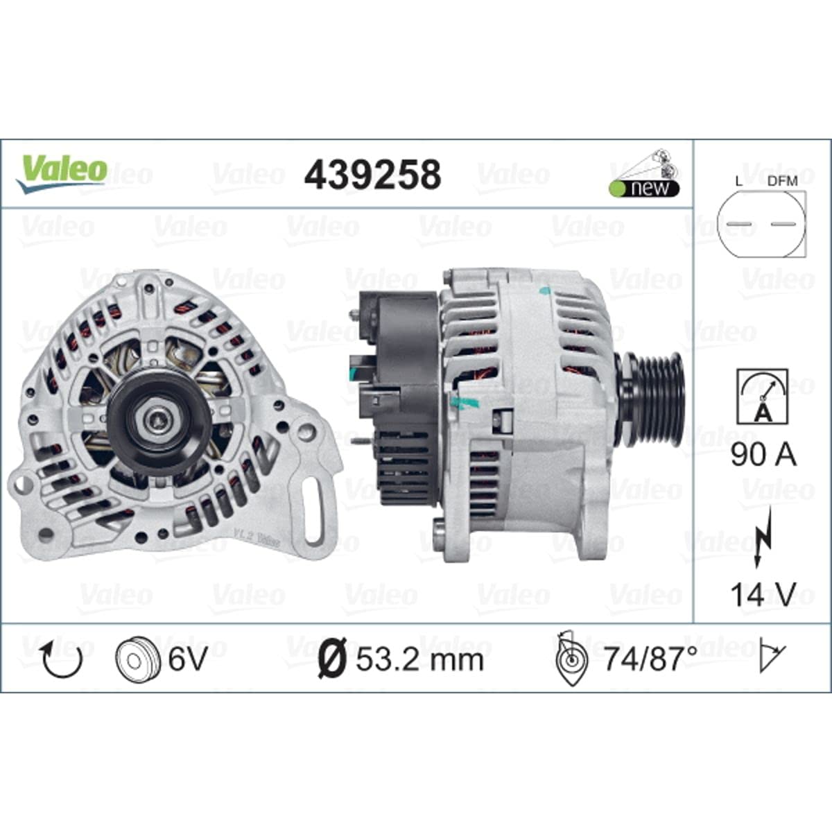 Valeo 439258 Generator Valeo 439258 Generator von VALEO