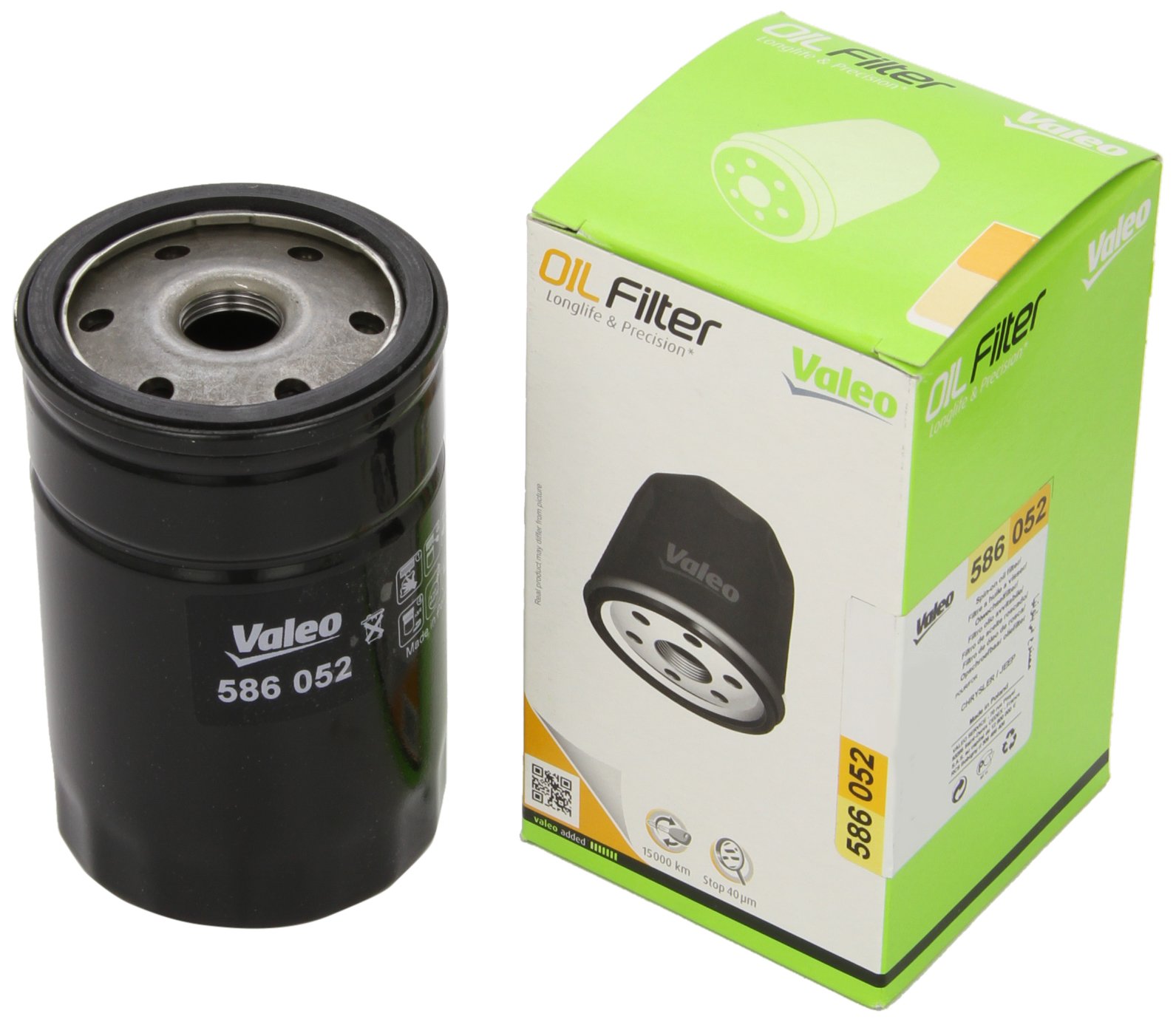 VALEO 586052 Ölfilter Motorfilter Ausgezeichnete Filtrationseigenschaften, Longlife Kapazität, genau und einfach von Valeo