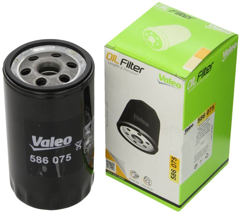 VALEO 586075 Ölfilter Motorfilter Ausgezeichnete Filtrationseigenschaften, Longlife Kapazität, genau und einfach von Valeo