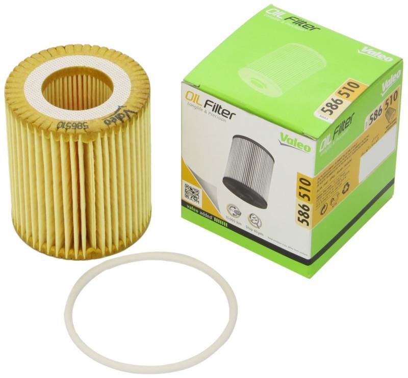 Valeo 586510 Ölfilter Motorfilter Ausgezeichnete Filtrationseigenschaften, Longlife Kapazität, genau und einfach von Valeo