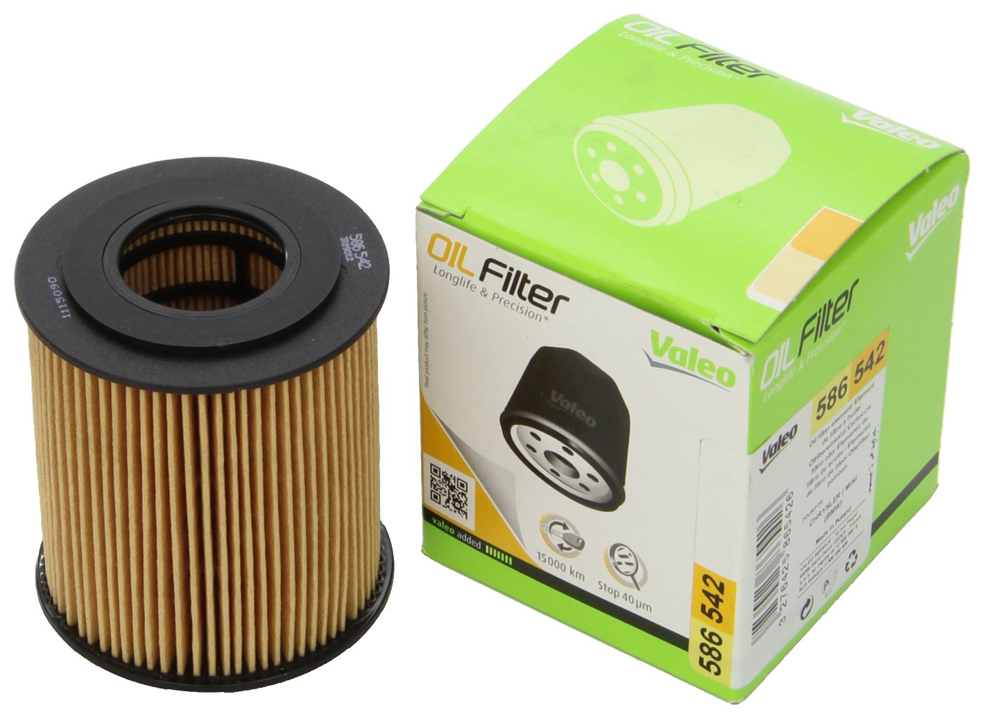 VALEO 586542 Ölfilter Motorfilter Ausgezeichnete Filtrationseigenschaften, Longlife Kapazität, genau und einfach von Valeo