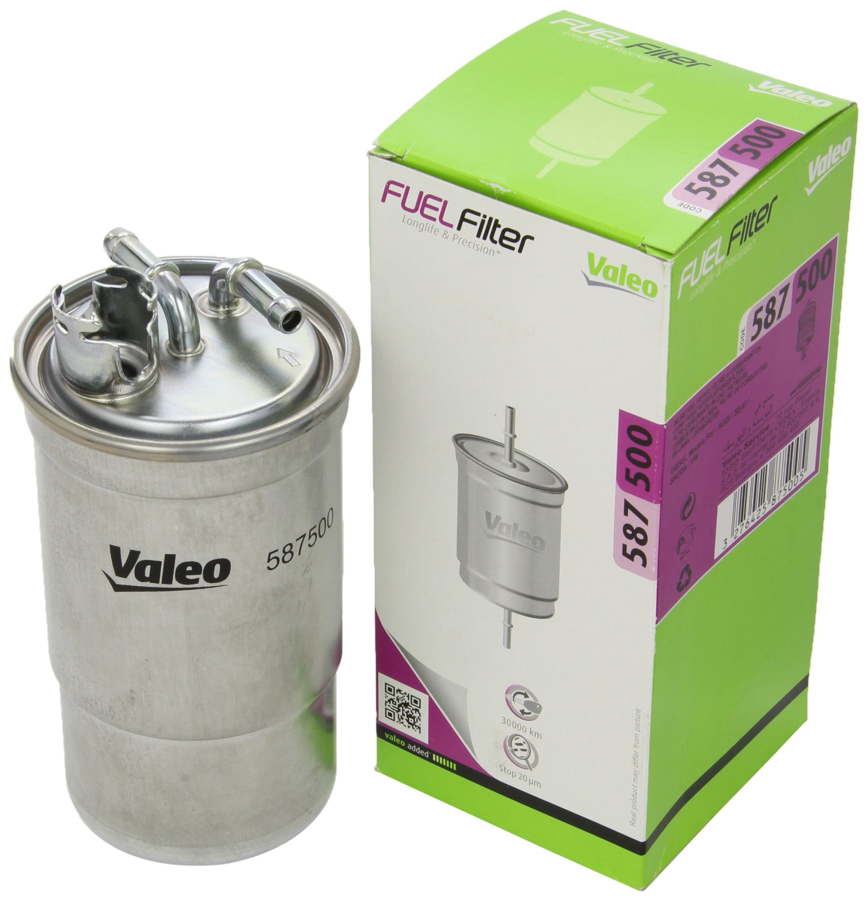VALEO 587500 Kraftstofffilter Motorfilter Ausgezeichnete Filtrationseigenschaften, Langlaskapazität, genau und einfach von Valeo