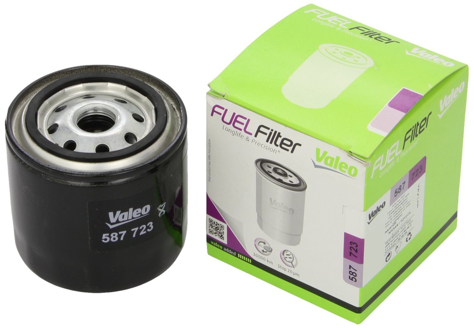 VALEO 587723 Kraftstofffilter Motorfilter Ausgezeichnete Filtrationseigenschaften, Langlaskapazität, genau und einfach von Valeo