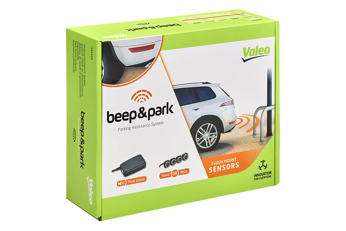 VALEO 632203 - Einparkhilfe - Beep&Park Kit: 4 integrierbare Sensoren + 1 Lautsprecher - Fronteinbau oder Heckeinbau von Valeo