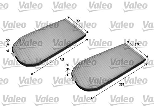 VALEO 698838 Filter, Innenraumluft ESSENTIAL Partikelfilter (Pollenfilter) Schutz vor Pollen, Staub und Bakterien von Valeo