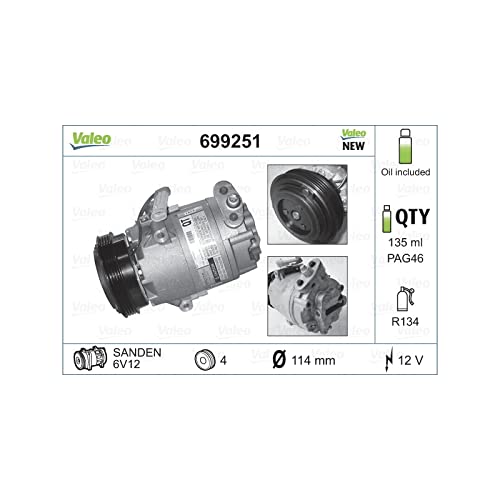 Valeo 699251 Kompressor, Klimaanlage Valeo 699251 Kompressor, Klimaanlage von VALEO