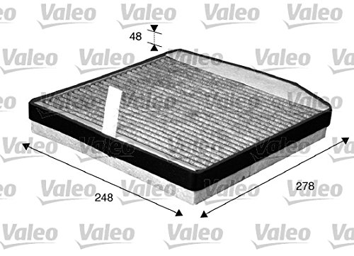 VALEO 715571 Filter, Innenraumluft PROTECT Pollenfilter mit Aktivkohle Schutz vor Pollen, Staub, Bakterien, Gasen und unangenehmen Gerüchen von Valeo