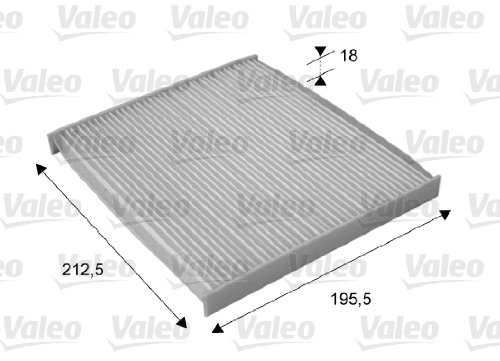 VALEO 715689 Filter, Innenraumluft ESSENTIAL Partikelfilter (Pollenfilter) Schutz vor Pollen, Staub und Bakterien von Valeo