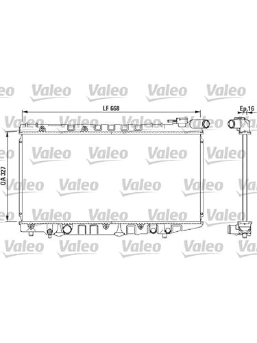 Valeo 731106 Kühler, Motorkühlung von Valeo