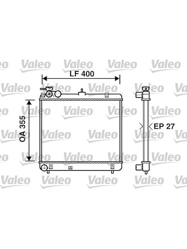 Valeo 734255 Kühler, Motorkühlung von Valeo