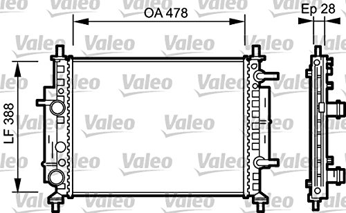 Valeo 734768 Kühler, Motorkühlung von Valeo
