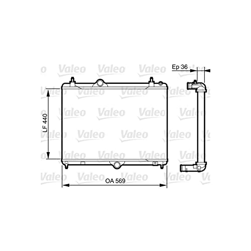 VALEO Kühler Motorkühlung 735371 von Valeo