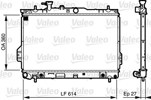 Valeo 735606 Kühler, Motorkühlung von Valeo