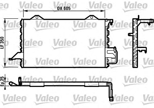 Valeo 816893 Kondensator, Klimaanlage von Valeo