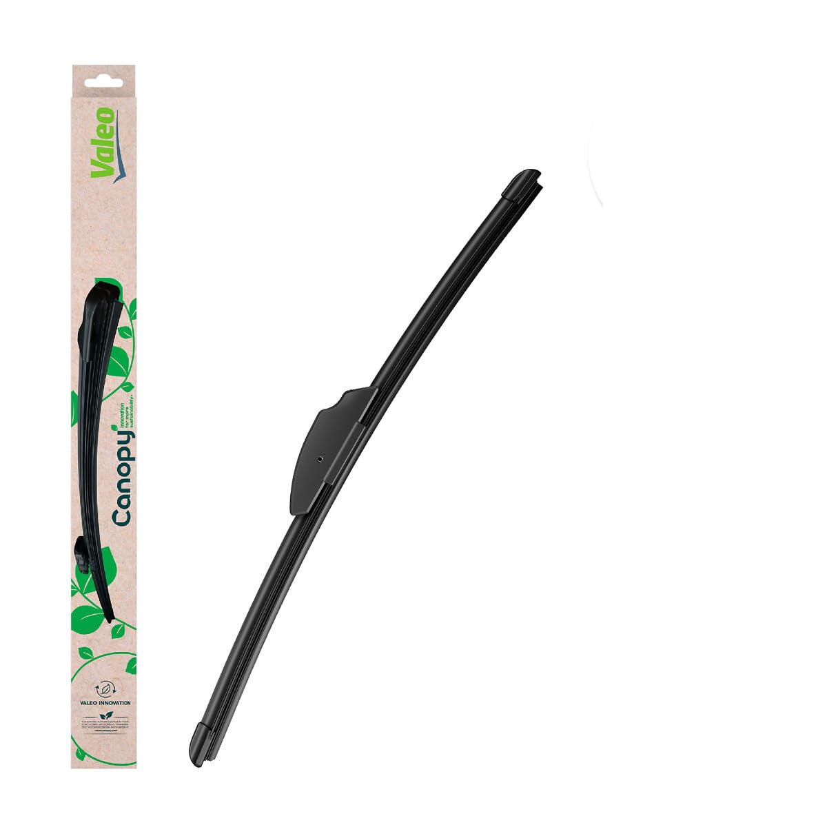 VALEO Canopy - CAN02 - Flachbalkenwischer Basierend Auf Natürlichen Und Recycelten Materialien - Länge: 350mm Vorne (Beinhaltet: 1 Scheibenwischer) - 583902 von VALEO