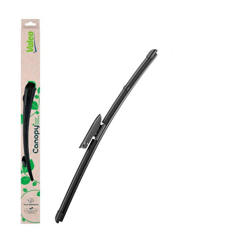 VALEO Canopy - CAN27 - Flachbalkenwischer Basierend Auf Natürlichen Und Recycelten Materialien - Länge: 400mm Vorne (Beinhaltet: 1 Scheibenwischer) - 583927 von VALEO