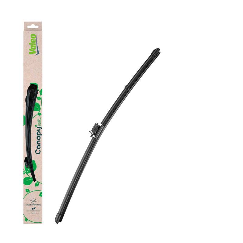 VALEO Canopy - CAN57 - Flachbalkenwischer Basierend Auf Natürlichen Und Recycelten Materialien - Länge: 530mm Vorne (Beinhaltet: 1 Scheibenwischer) - 583957 von VALEO