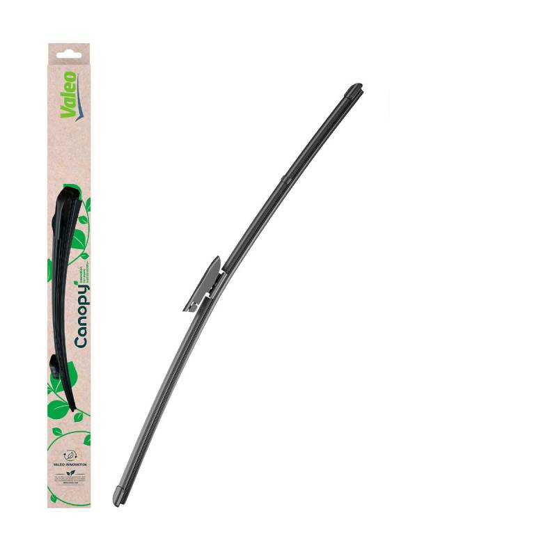 VALEO Canopy - CAN77 - Flachbalkenwischer Basierend Auf Natürlichen Und Recycelten Materialien - Länge: 600mm Vorne (Beinhaltet: 1 Scheibenwischer) - 583977 von VALEO