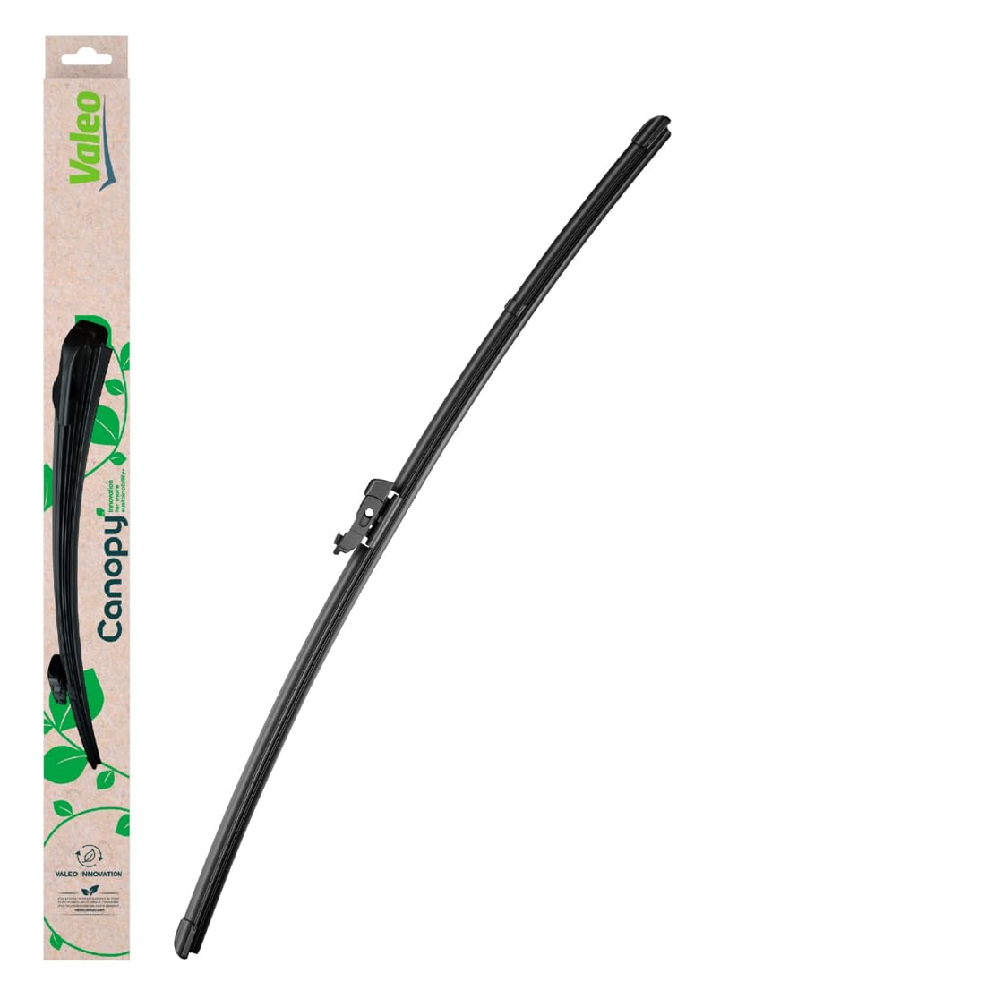 VALEO Canopy - CAN86 - Flachbalkenwischer Basierend Auf Natürlichen Und Recycelten Materialien - Länge: 650mm Vorne (Beinhaltet: 1 Scheibenwischer) - 583986 von VALEO