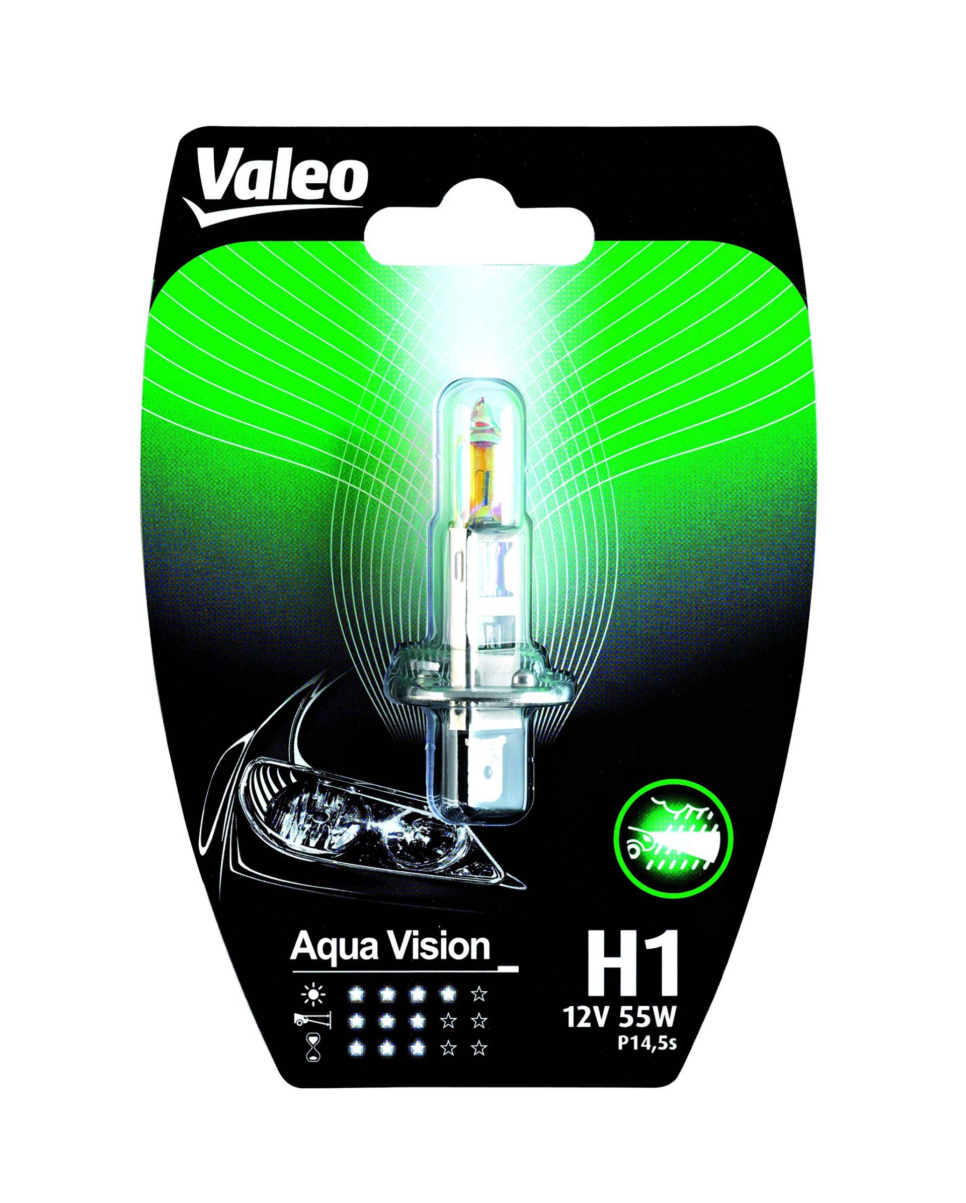 Valeo Halogen Glühlampe, H1-Aqua Vision-Blister x1, 32506 von VALEO
