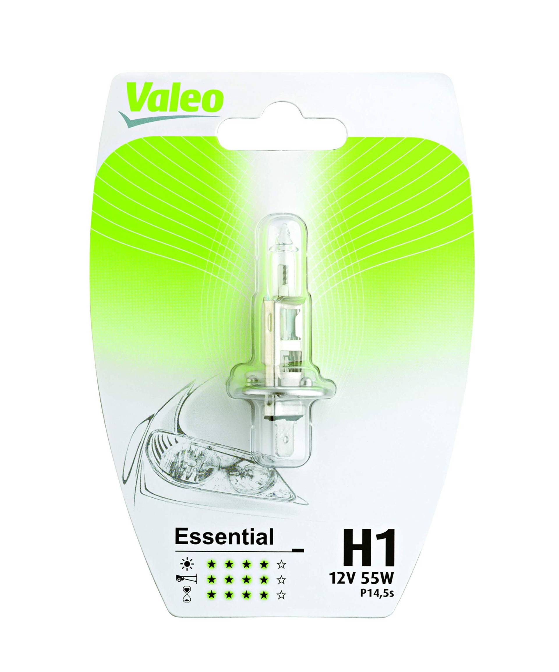 Valeo Halogen Glühlampe, H1-Essential-Blister x1, 32002 von Valeo