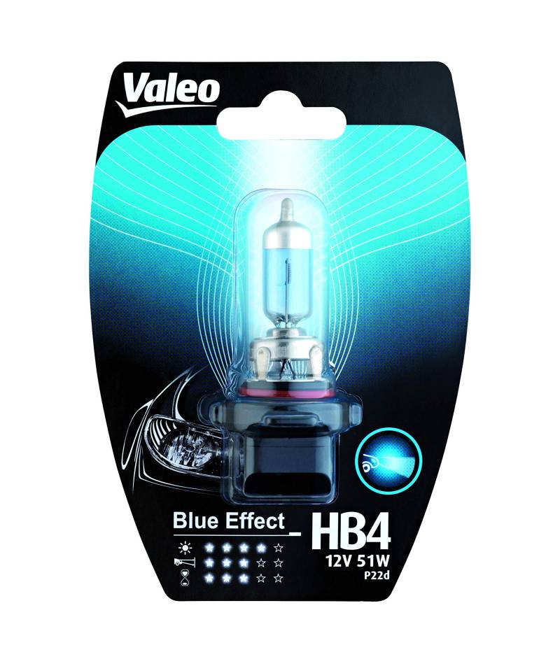 Valeo Halogen Glühlampe, HB4-Blue Effect-Blister x1, 32528 von VALEO