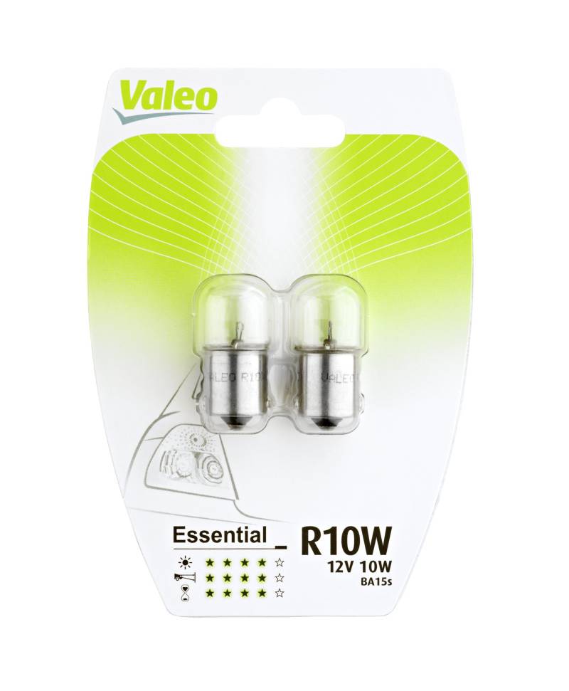 Valeo Halogen Glühlampe, R10W-Essential-Blister x2, 32128, Set of 2 von VALEO