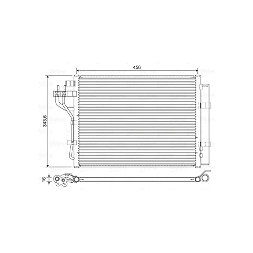 Valeo Kondensator, Klimaanlage 822629 von VALEO