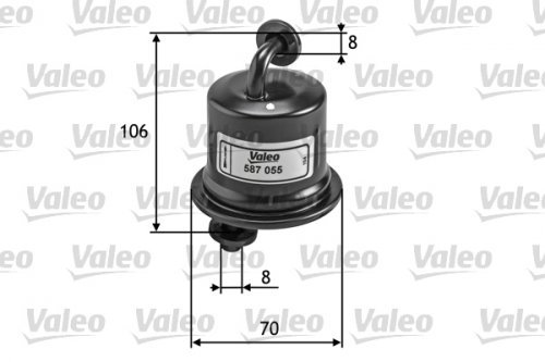 VALEO 587055 Kraftstofffilter Motorfilter Ausgezeichnete Filtrationseigenschaften, Langlaskapazität, genau und einfach VALEO 587055 Kraftstofffilter Motorfilter Ausgezeichnete Filtrationseigenschaften, Langlaskapazität, genau und einfach von VALEO