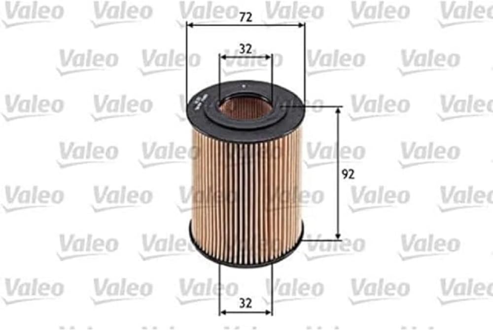 VALEO 586568 Ölfilter Motorfilter Ausgezeichnete Filtrationseigenschaften, Longlife Kapazität, genau und einfach von Valeo