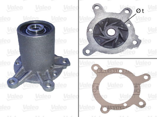Wasserpumpe, Motorkühlung Valeo 506343 von Valeo