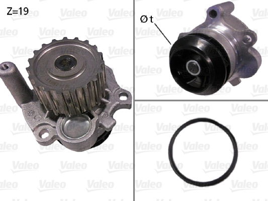 Wasserpumpe, Motorkühlung Valeo 506533 von Valeo