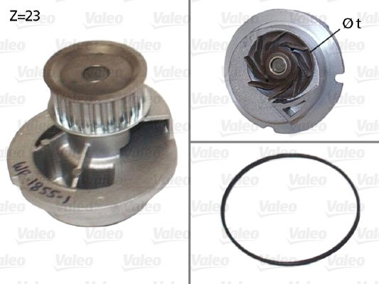 Wasserpumpe, Motorkühlung Valeo 506656 von Valeo