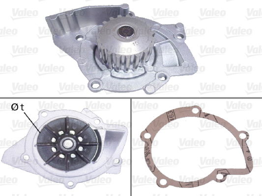 Wasserpumpe, Motorkühlung Valeo 506719 Wasserpumpe, Motorkühlung Valeo 506719 von Valeo