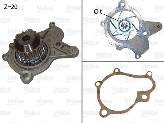 Wasserpumpe, Motorkühlung Valeo 506922 Wasserpumpe, Motorkühlung Valeo 506922 von Valeo