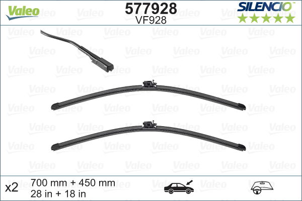 Wischblatt vorne Valeo 577928 Wischblatt vorne Valeo 577928 von Valeo