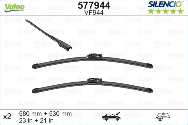 Wischblatt vorne Valeo 577944 Wischblatt vorne Valeo 577944 von Valeo