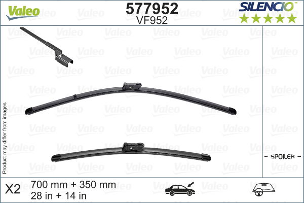 Wischblatt vorne Valeo 577952 Wischblatt vorne Valeo 577952 von Valeo