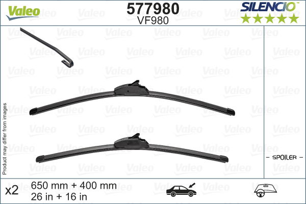 Wischblatt vorne Valeo 577980 von Valeo